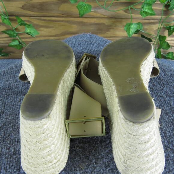 Steve Madden Women's Radli Ankle Strap Beige Leather 9 Medium Gently Used‎ 2025 - Picture 7 of 8